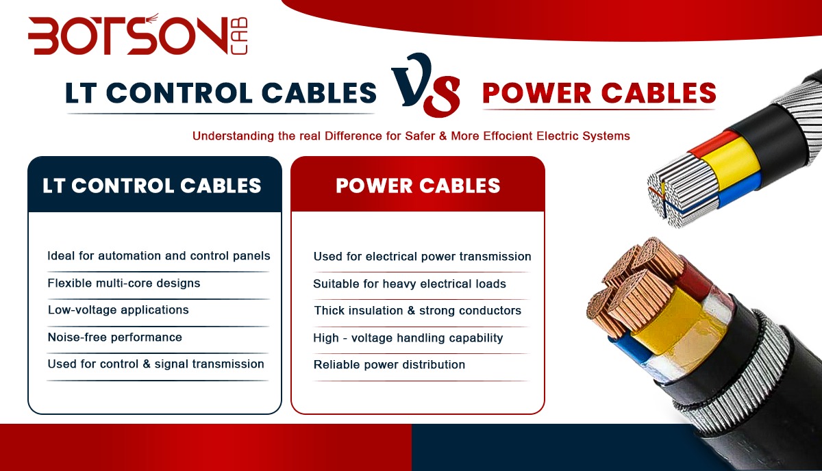 LT Control Cables vs Power Cables: What’s the Real Difference?