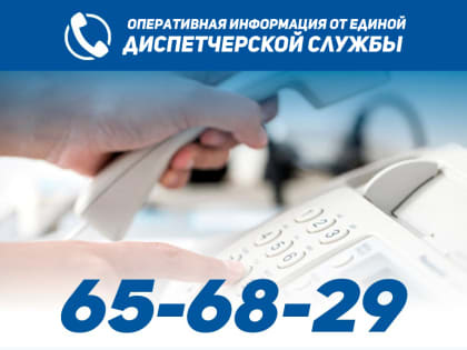 Оперативная информация от единой диспетчерской службы на 17 января