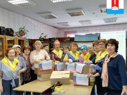 Волонтеры Черниговского округа подготовили для бойцов комплекты сухого душа