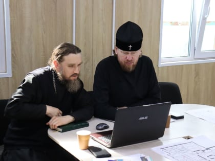 Митрополит  Владимир  принял участие в видеоконференции, посвященной написанию икон для Спасо-Преображенского кафедрального собора