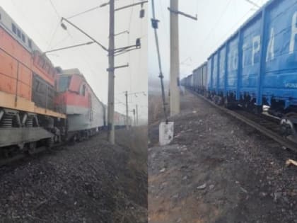 Столкновение тепловоза и электровоза произошло в Приморье
