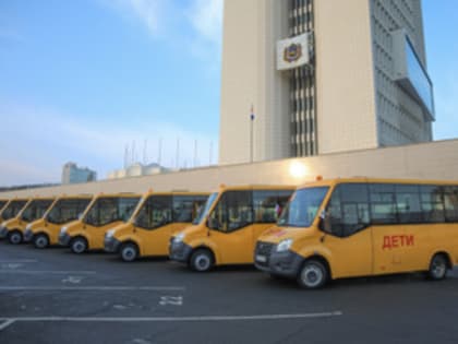 Уссурийский школьный автопарк пополнился новым автобусом