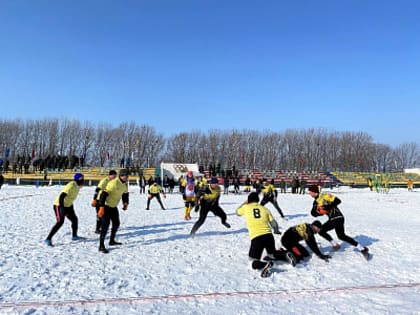 В Приморье провели турнир по регби по снегу