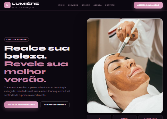 Template Estética — Presença Pro