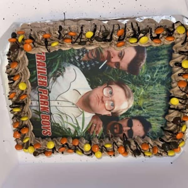 Full Sheet on Cake