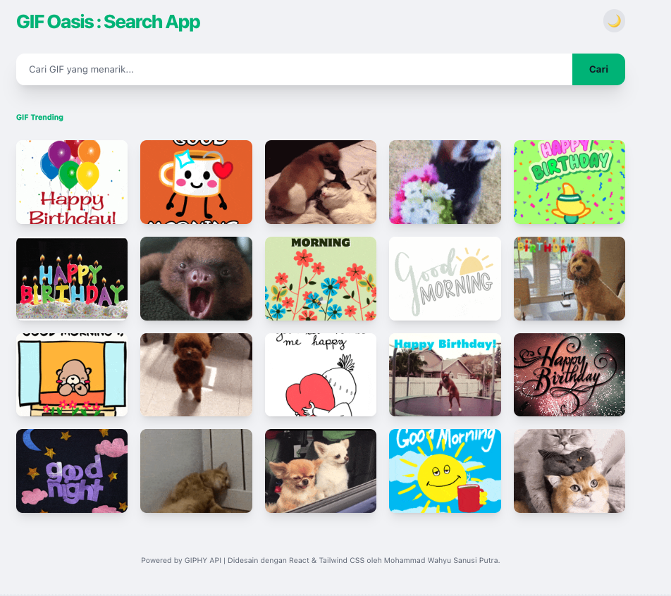 Screenshot aplikasi counter sederhana dengan Next.js