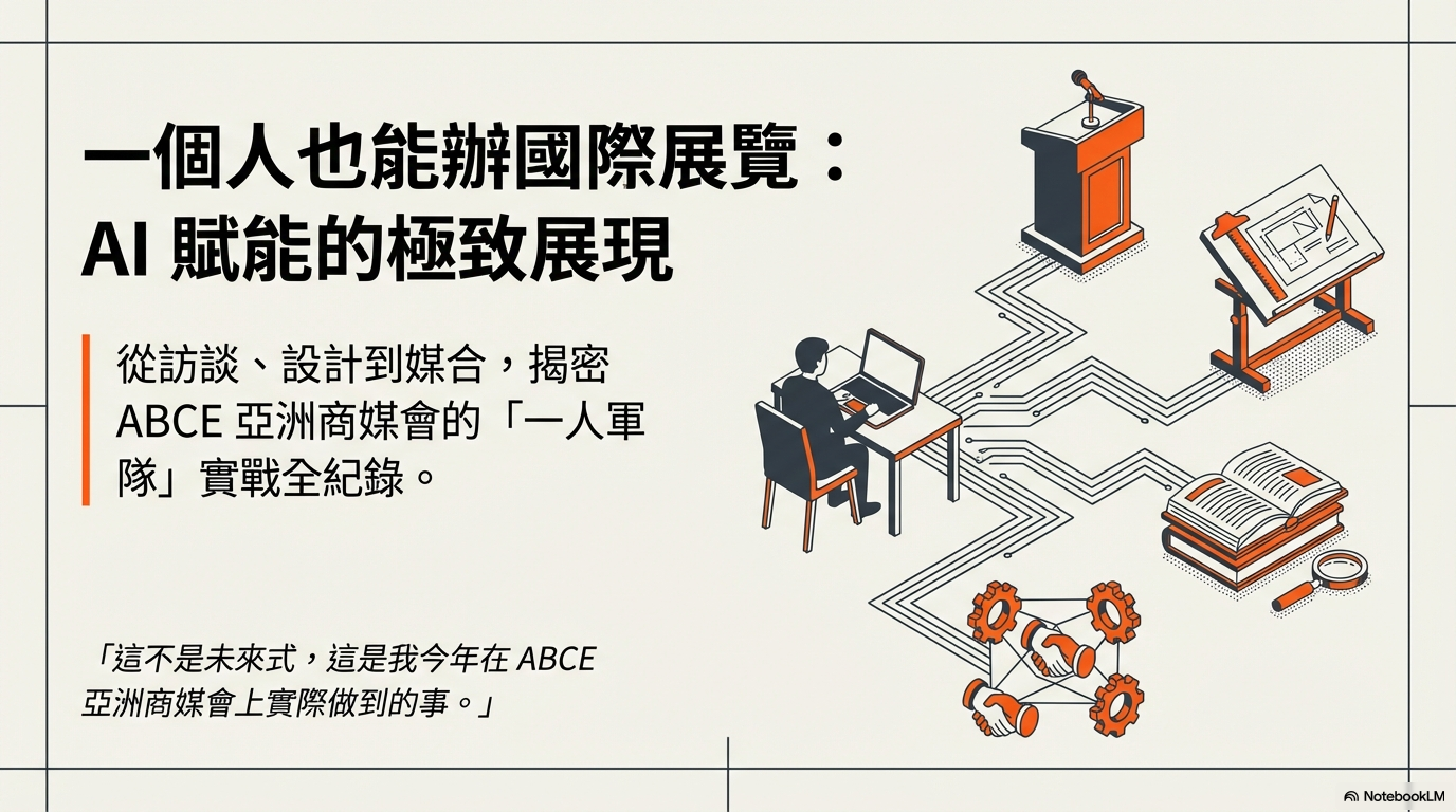 (直播複習)一個人搞定 120 個品牌！AI 如何讓我省下三分之二的展覽籌備時間