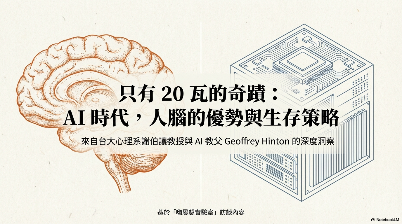 AI 時代，你的大腦該怎麼升級？台大教授的 3 個關鍵洞察
