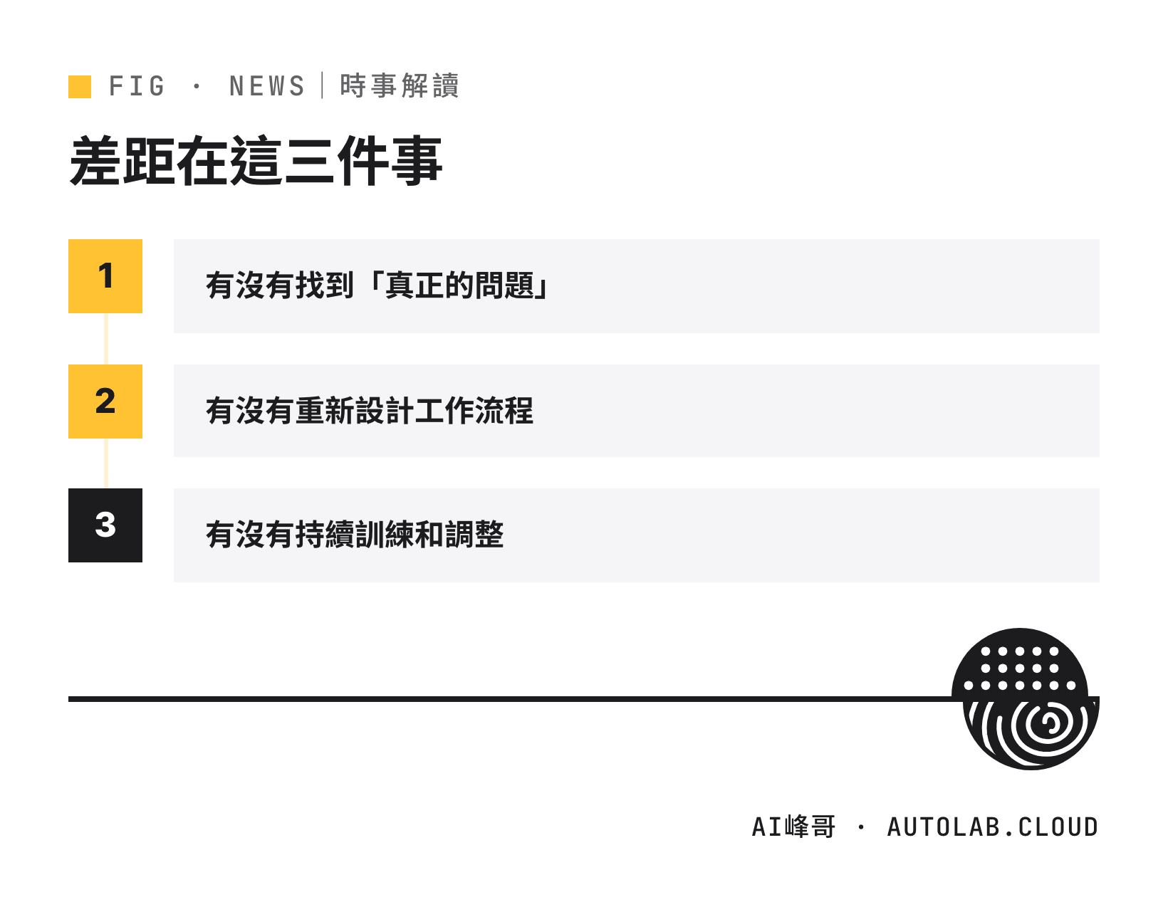 企業導入 AI 成敗的三個差距：找對問題、重設流程、持續調整