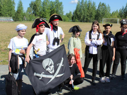Спортивное мероприятие на художественном отделении Детской школы искусств «Моряки - Пираты»
