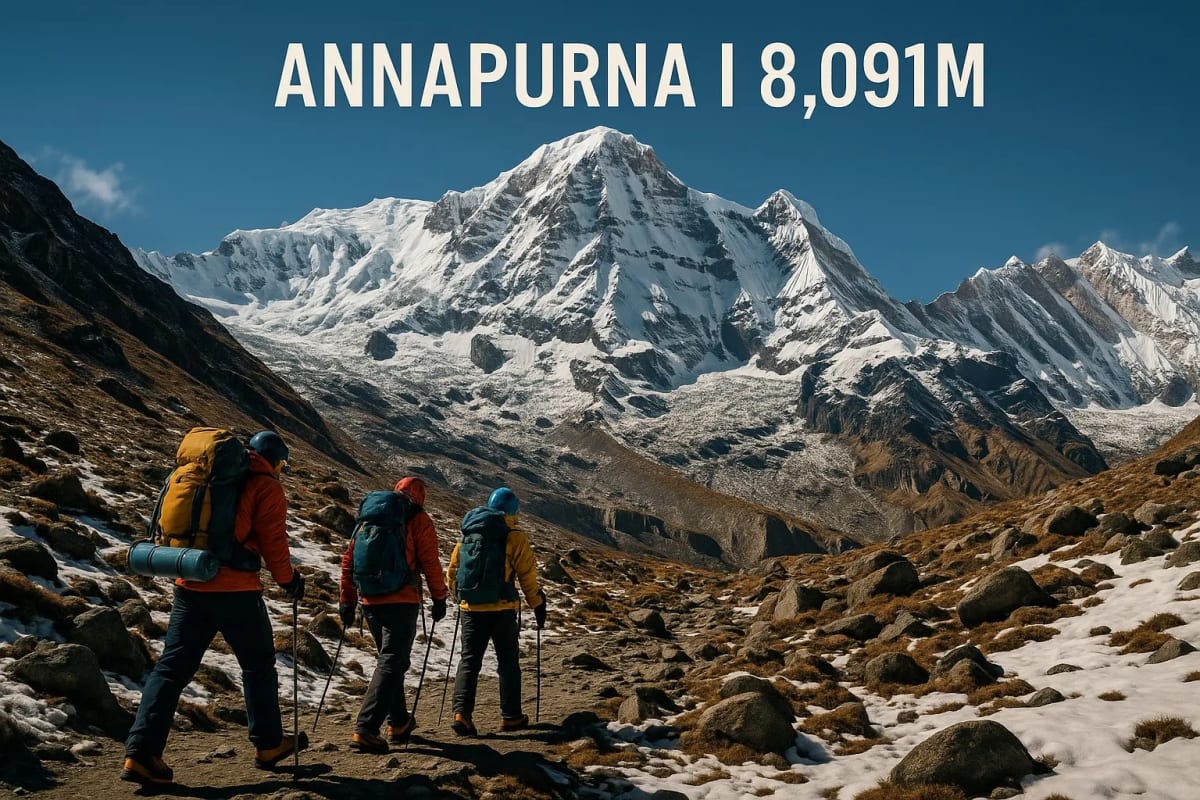 Annapurna I 8,091M.