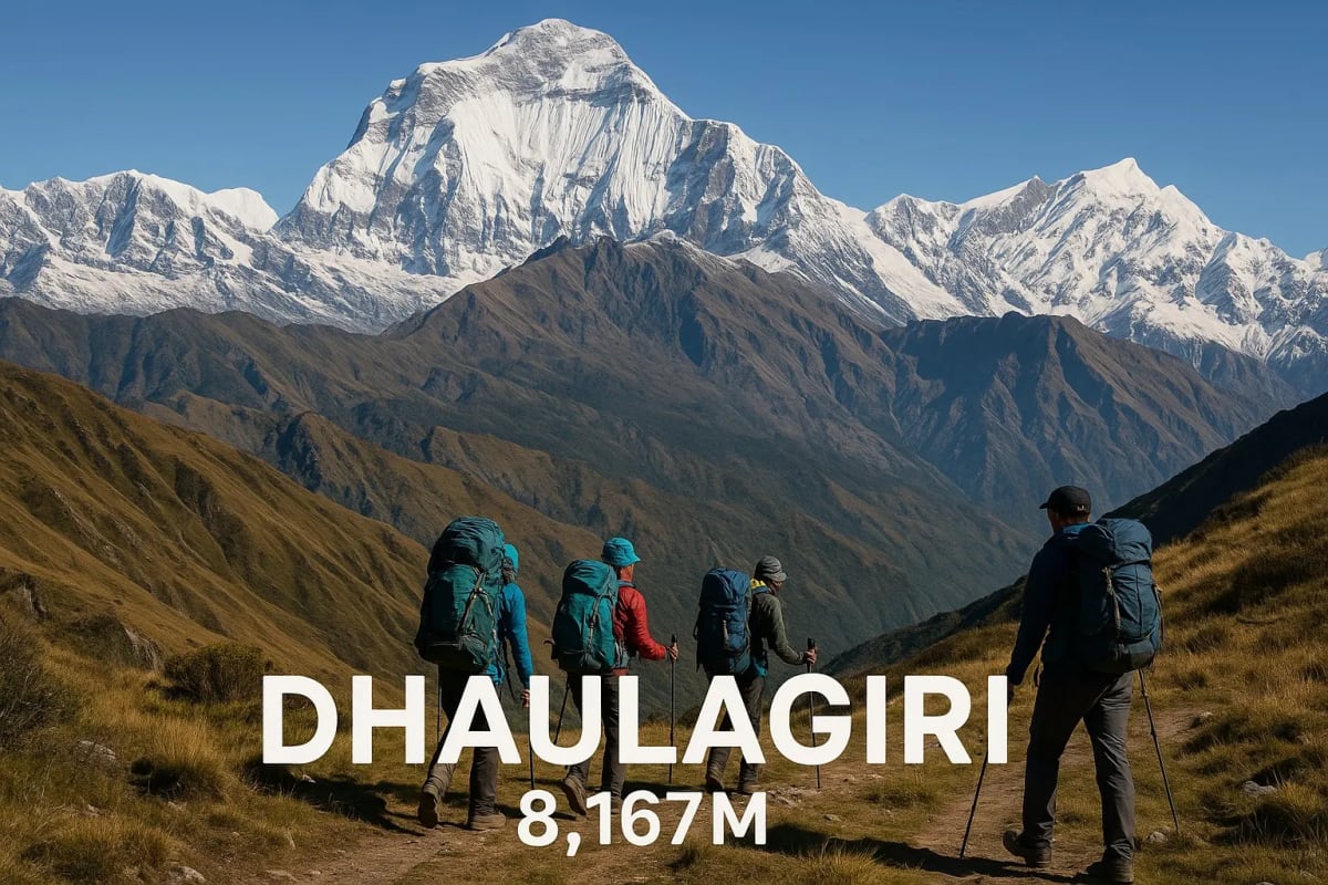 Dhaulagiri (8,167 meters) – A Mighty Himalayan Giant