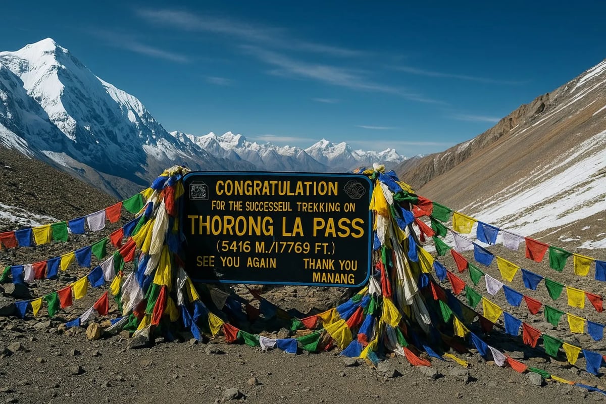 "Does the Annapurna Circuit Trek Need to Cross the Thorong La Pass at 5416m