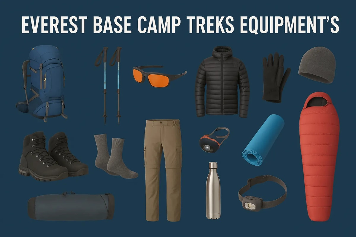 Everest Base Camp Treks Equipments