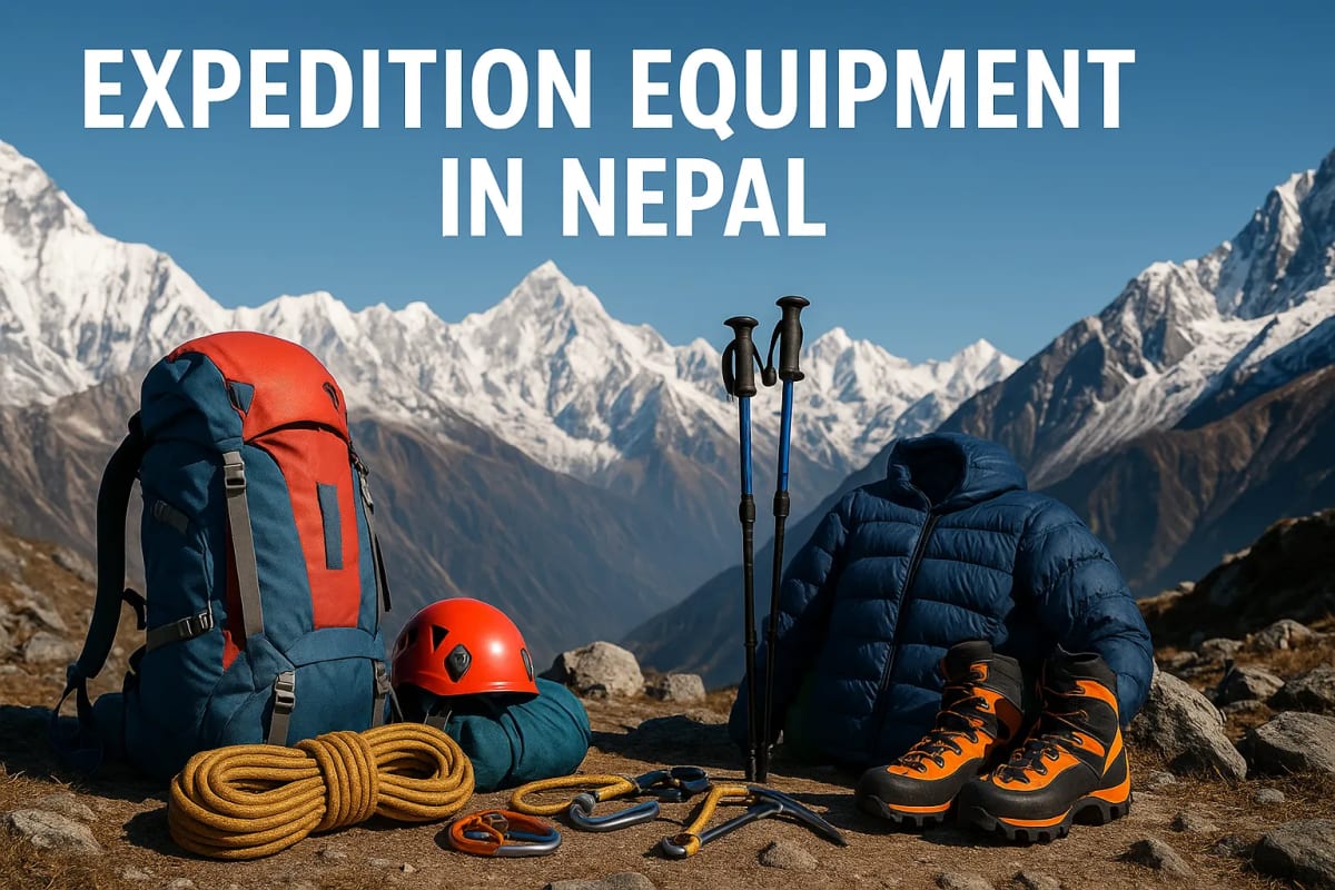Climbing Equipment and Oxygen for 8000m Mountains