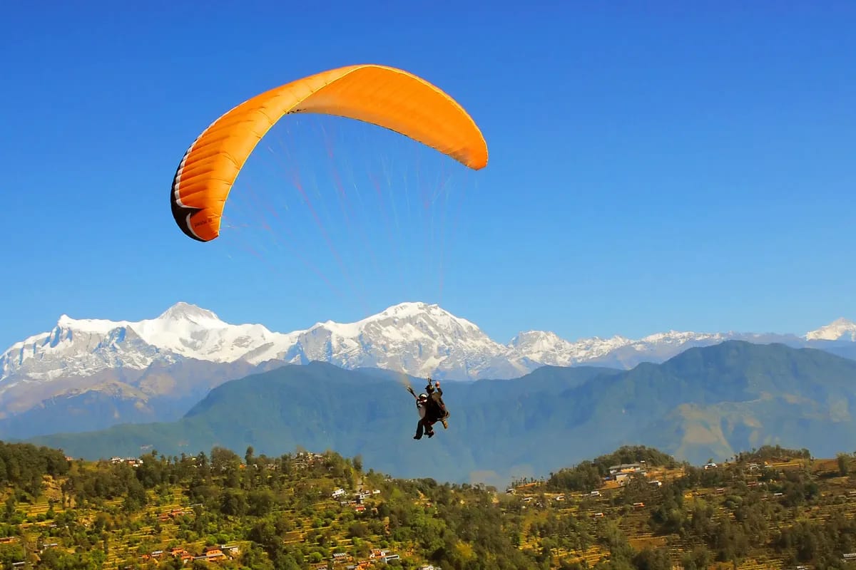 Paragliding in Nepal
