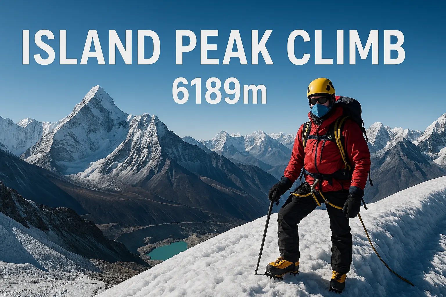 Does the Island Peak Climb 6189m need to cross the Kongma La Pass 5550m