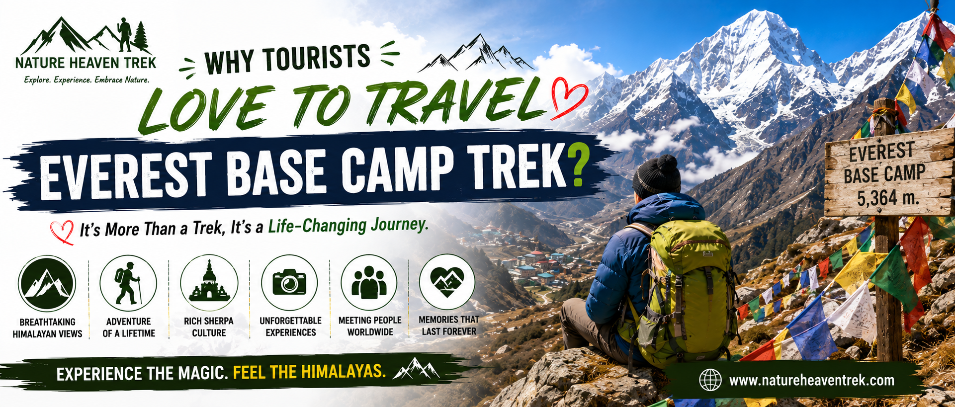 Why Tourists Love to Travel Everest Base Camp Trek?