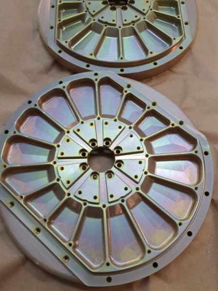 Pedestal base - precision machined component