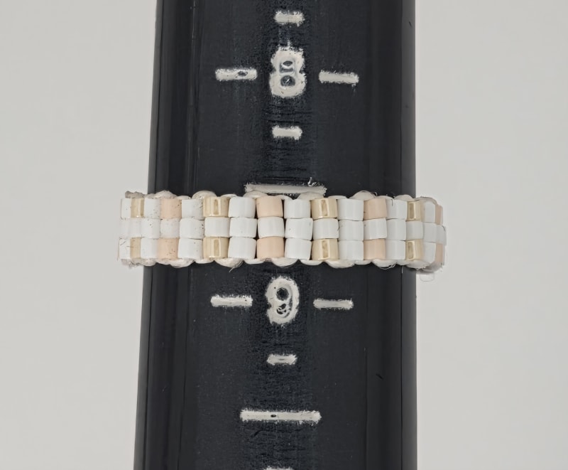 Beaded Ring — Snow on the Ridgeline