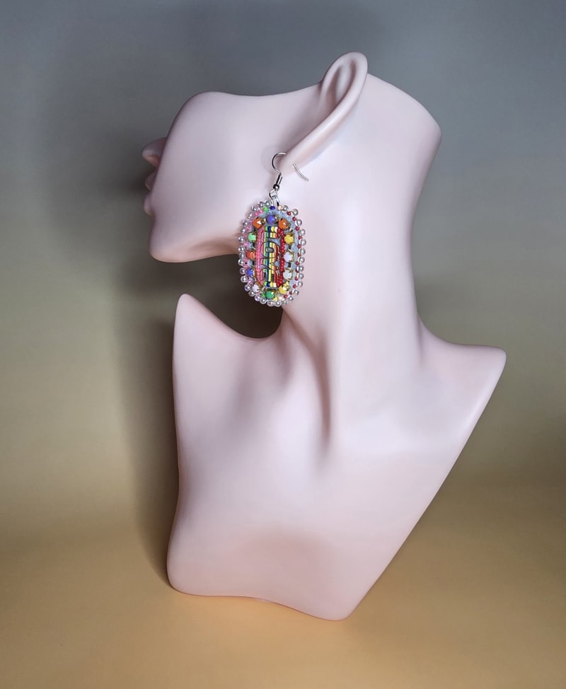 Beaded Earrings — Candy Store on a Saturday