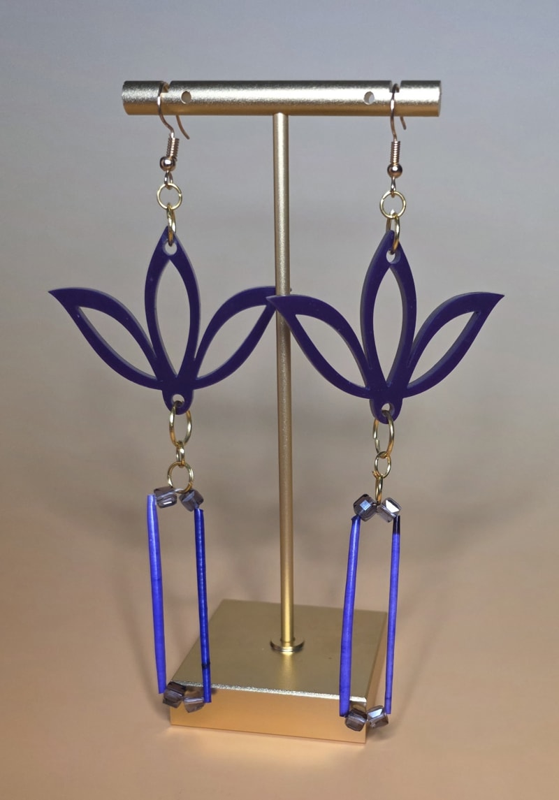 Earrings — Last Light Lotus