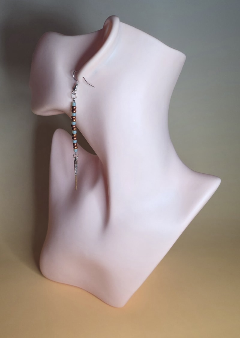 Dangle Earrings — Copper Creek at Dusk