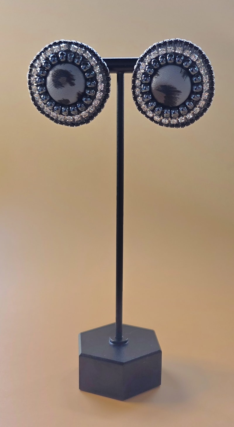 Earrings — Smoke & Steel