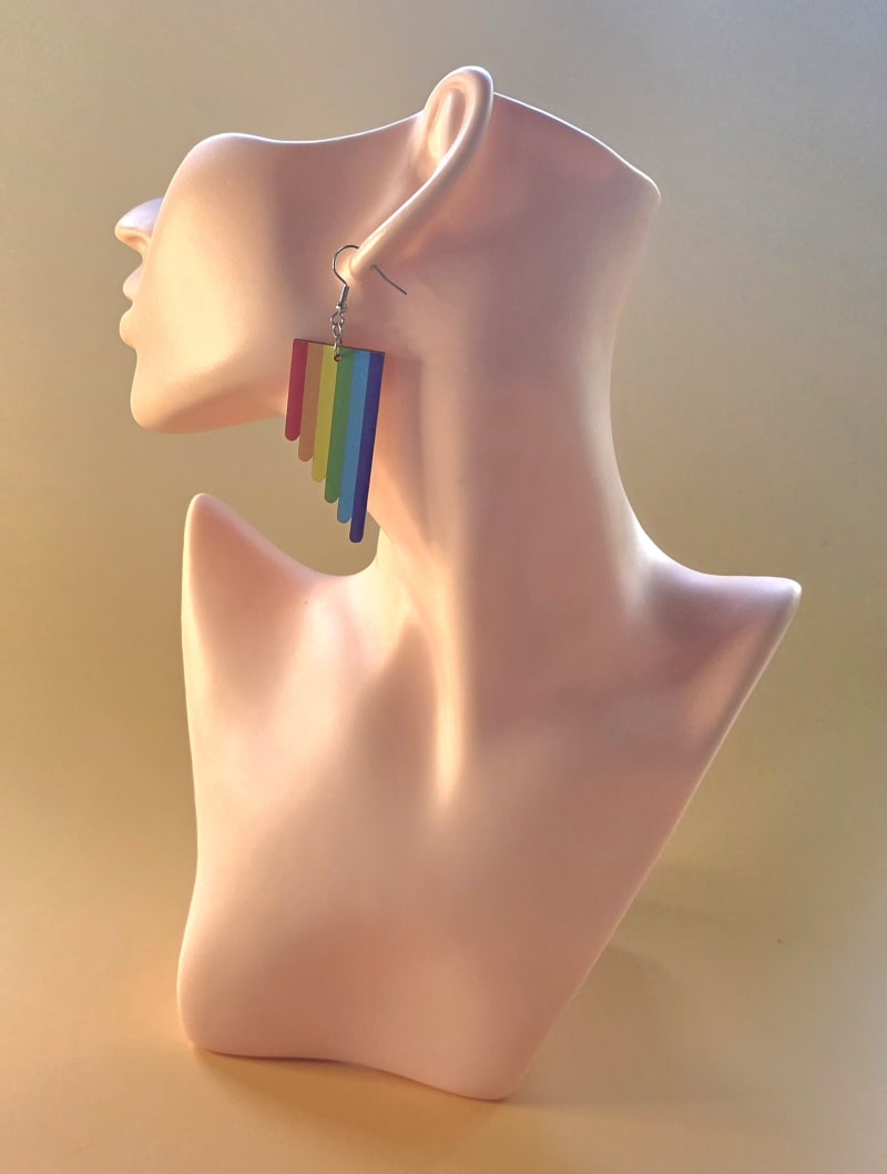 Rainbow Cascade Earrings — After the Storm