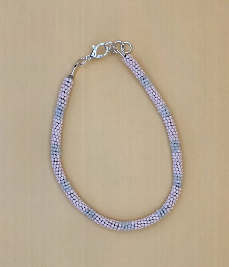Beaded Rope Bracelet — First Frost Morning