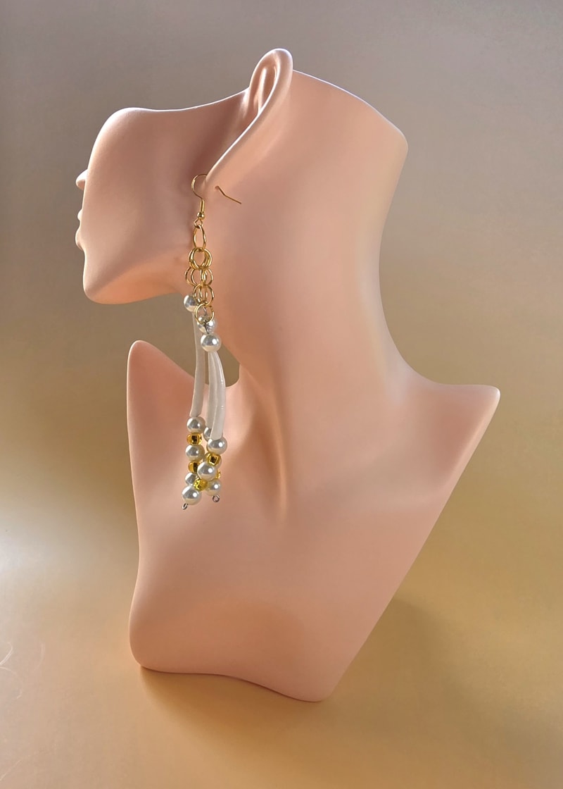 Earrings — First Snow on the Mountain