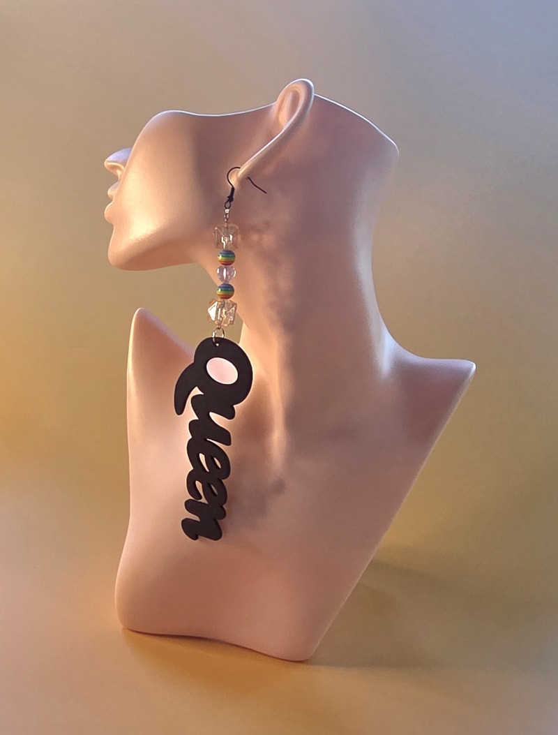 Brown Queen Earrings — Yes, That's What I Said