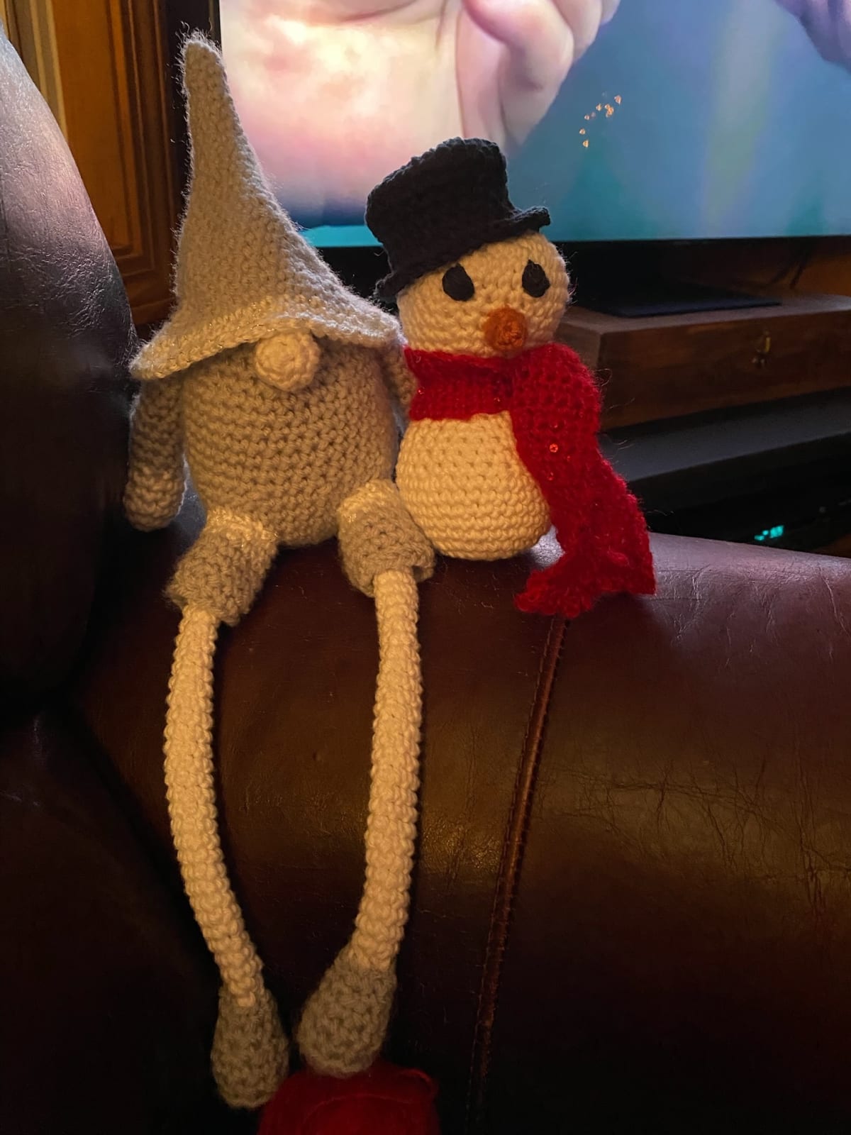 Cream Gnome & Snowman Buddy - Image 1