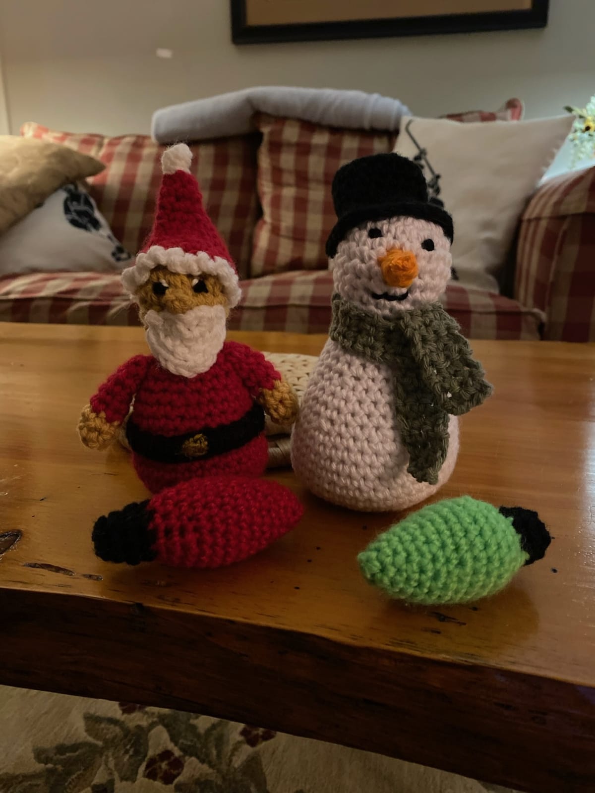 Holiday Trio: Santa, Snowman & Bulb - Image 1