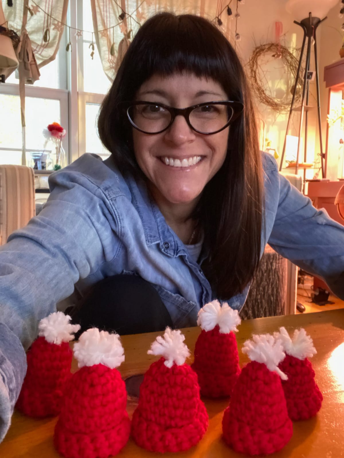 Mini Santa Hat Toppers - Image 1
