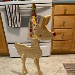 Chunky Teal Crochet Scarf - Thumbnail 1