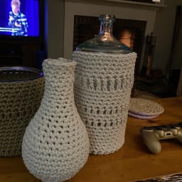 Crocheted Vessel Covers - Thumbnail 4