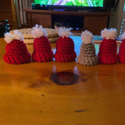 Mini Santa Hat Toppers - Thumbnail 3