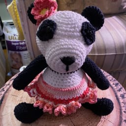 Peony Panda in Flower Dress - Thumbnail 1