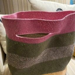 Meadow Stripe Market Tote - Thumbnail 1