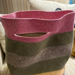 Meadow Stripe Market Tote - Thumbnail 2