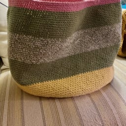 Meadow Stripe Market Tote - Thumbnail 4