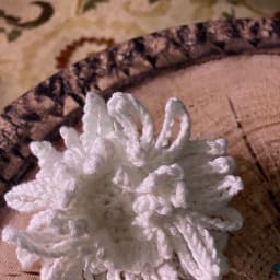 Snowflake Bloom Scrunchie - Thumbnail 1