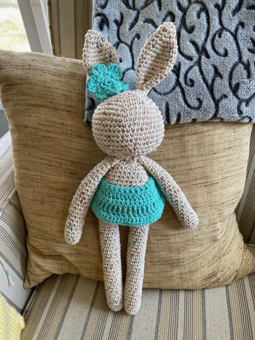 Buttercream Bunny in Teal