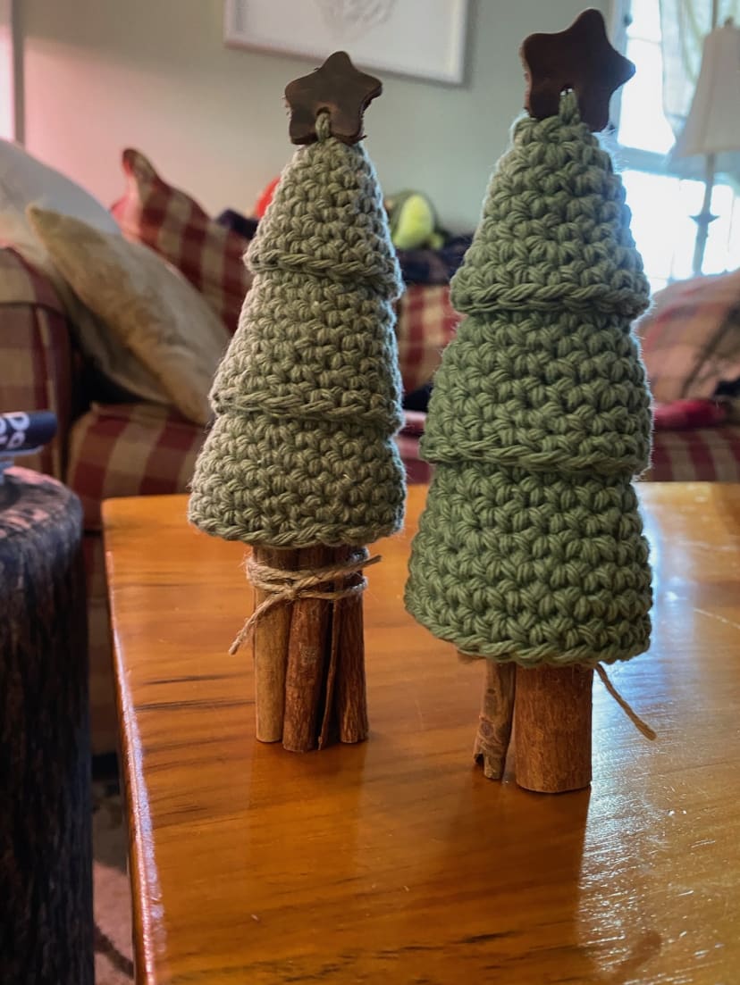 Cinnamon Stick Christmas Trees