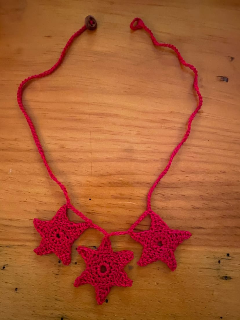Crimson Star Necklace