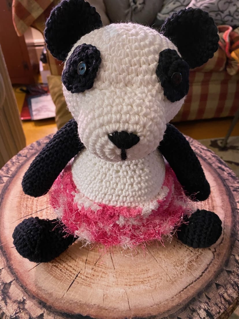 Penelope Panda in Pink Tutu