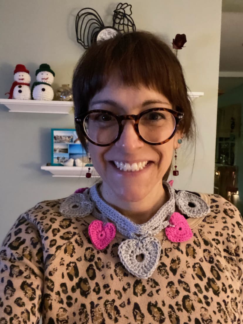 Valentine Heart Collar Necklace