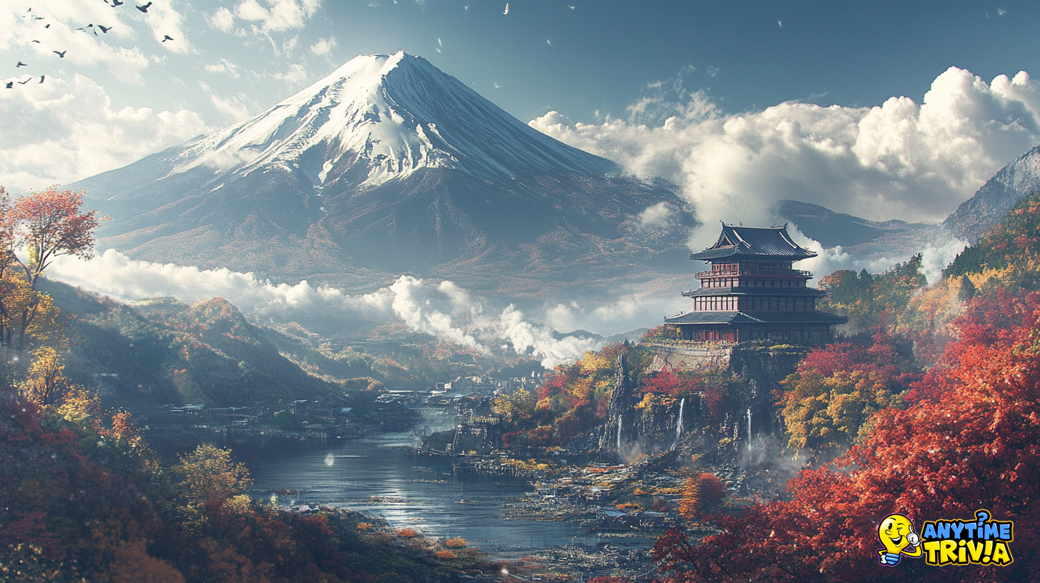 Geography: Mount Fuji (as a landmark)