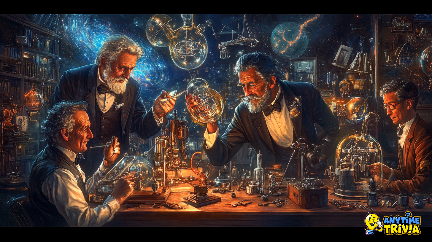 Which inventor, known for his work at Menlo Park, also developed the phonograph?